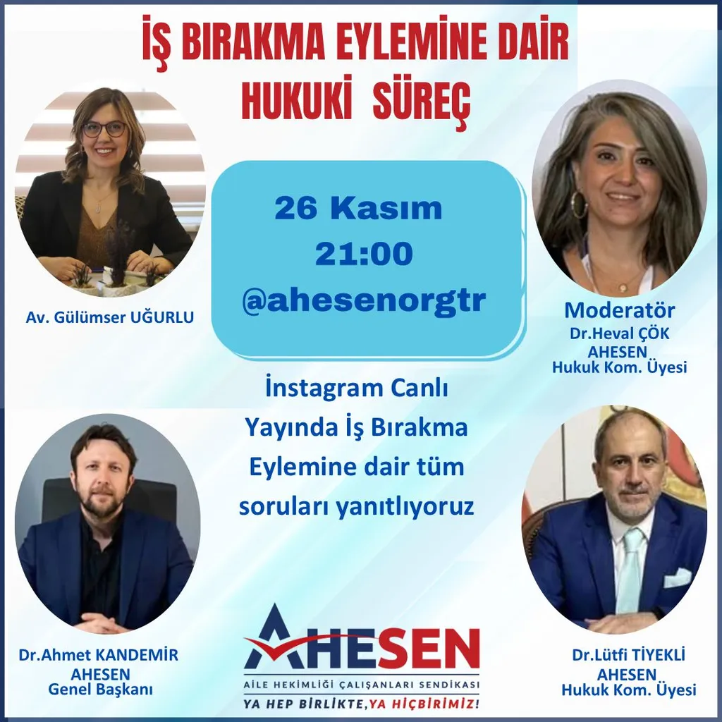 İŞ BIRAKMAYA DAİR HER ŞEY CANLI YAYINIMIZDA!