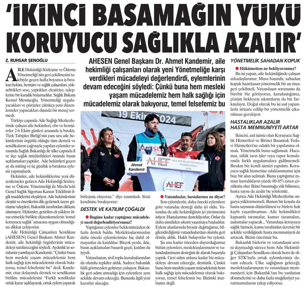 EYLEMLERE DEVAM EDECEĞİMİZİ YİNE BASINDAN DUYURDUK! - Gorsel 3