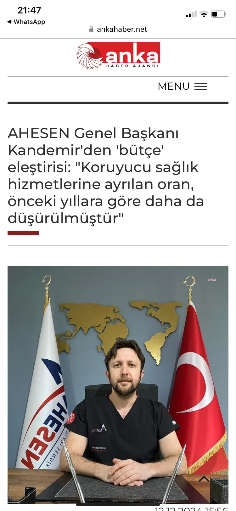 BÜTÇE ELEŞTİRİSİ YİNE İLK OLARAK AHESEN’LE BASINDA! - Gorsel 2