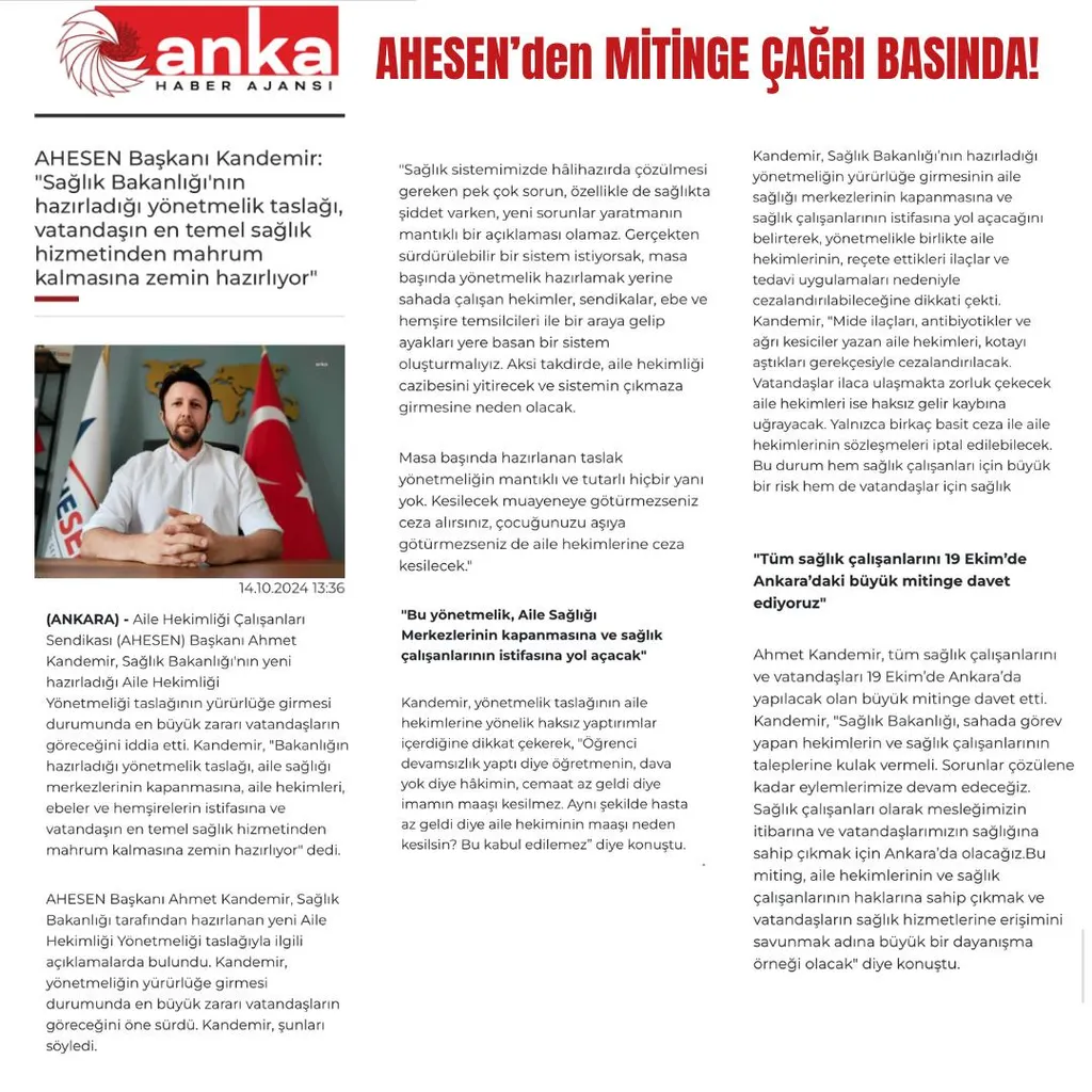 MİTİNG ÇAĞRIMIZ BASIN’da!