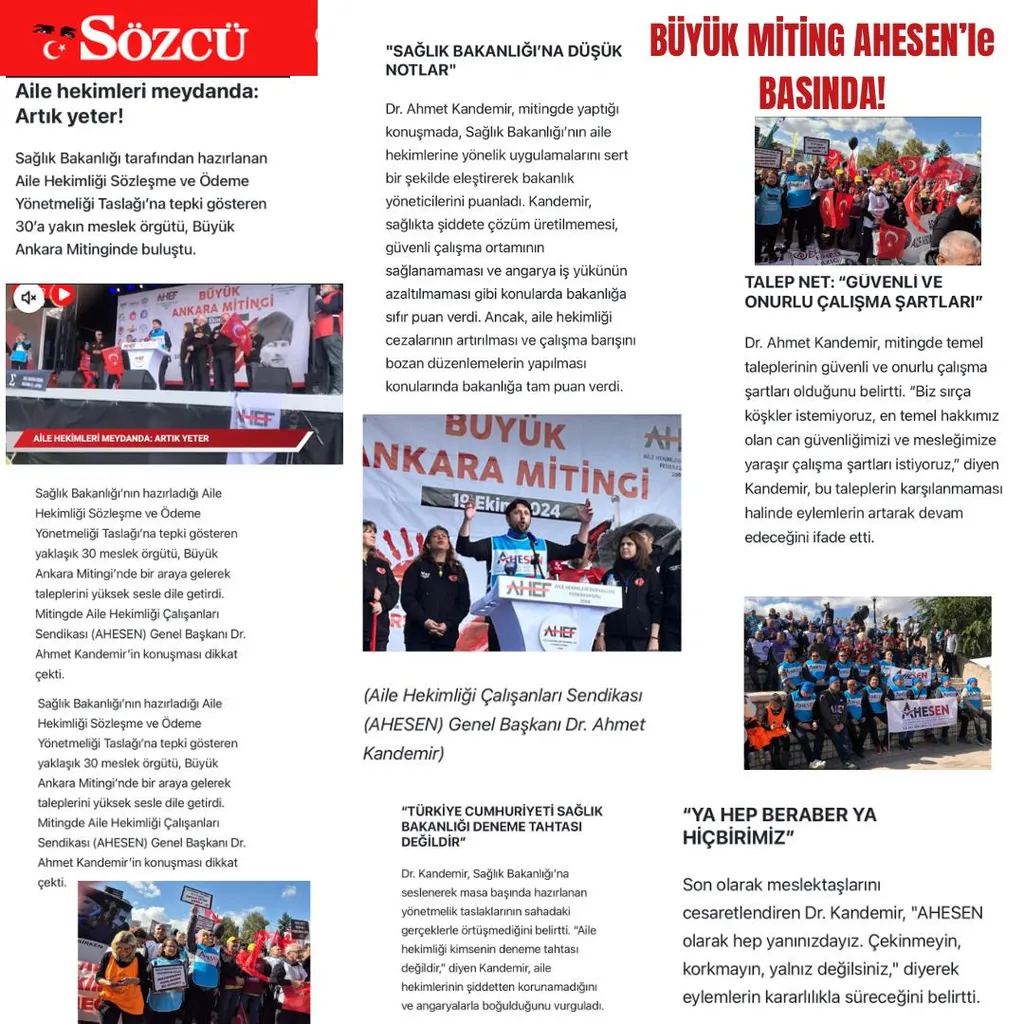 BÜYÜK MİTİNG AHESEN’le BASIN’da!