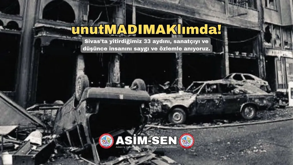 Sivas Katliamı'nın 33. Yılı: Unutmadımaklımda!