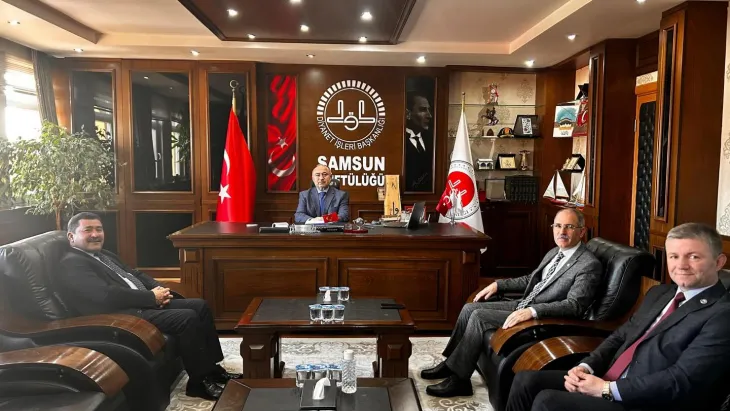 Samsun İl Müftüsü Seyfullah Çakır Ve Müftülük Personeline Ziyaret