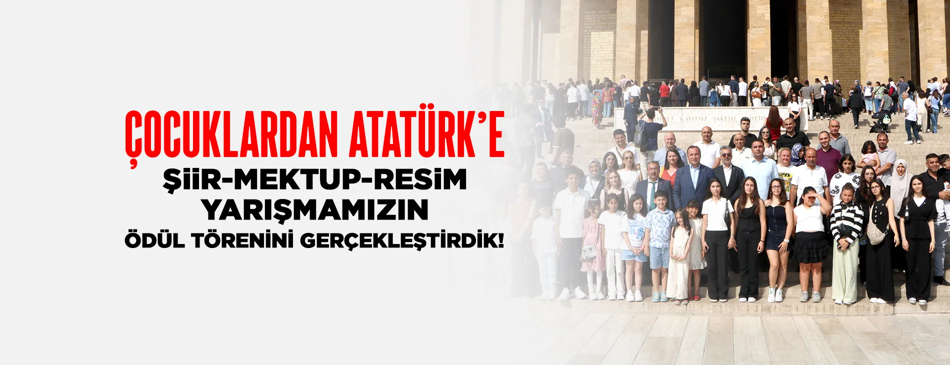 ÇOCUKLARDAN ATATÜRK'E ŞİİR-MEKTUP-RESİM YARIŞMAMIZIN ÖDÜL TÖRENİNİ GERÇEKLEŞTİRDİK! - Görsel 1