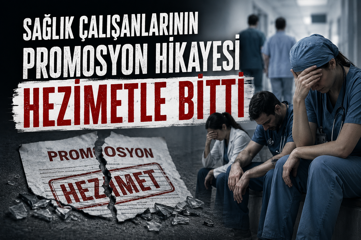 Sağlık Çalışanlarının Promosyon Hikayesi Hezimetle Bitti