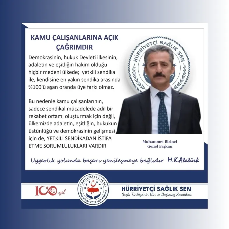 Kamu Çalışanlarına Açık Çağrımdır