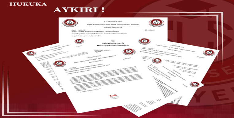 SAĞLIK LİSANSİYERLERİNE HAFTA SONU DAYATMASINA TEPKİ