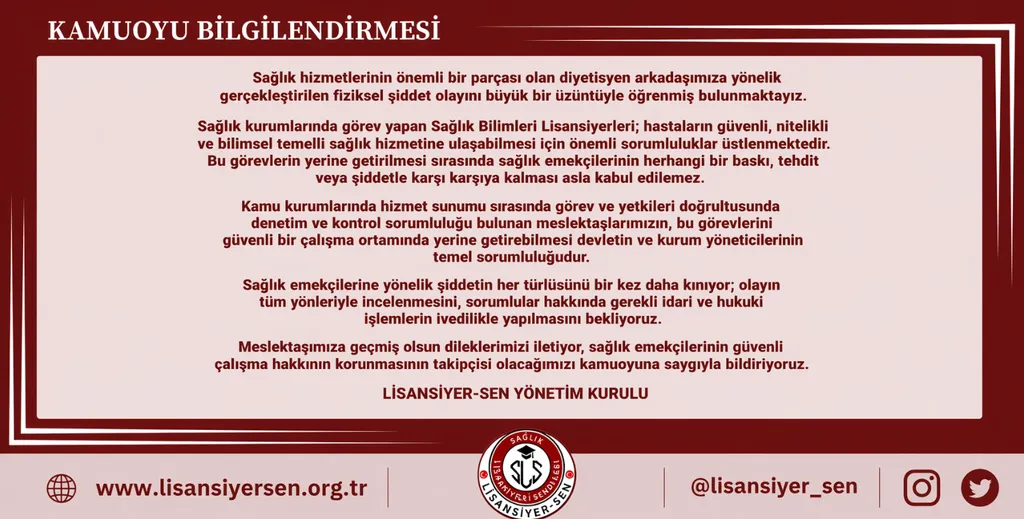 Sağlıkta Şiddete Sıfır Tolerans