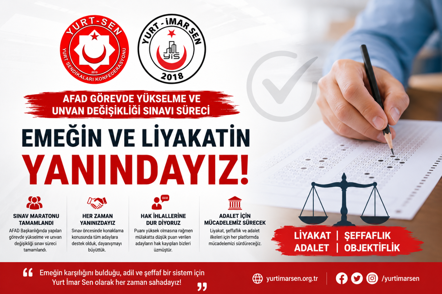 Afad Görevde Yükselme Ve Unvan Değişikliği Sınav Sürecine İlişkin Açıklama